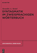 Syntagmatik im Zweisprachigen Worterbuch