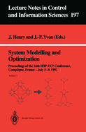 System Modelling and Optimization: Proceedings of the 16th Ifip-Tc7 Conference, Compigne, France, July 5-9, 1993