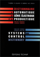 Systems and Control Dictionary English-French French-English