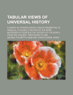 Tabular Views of Universal History: A Series of Chronological Tables Presenting, in Parallel Columns, a Record of the More Noteworthy Events in the History of the World from the Earliest Times Down to 1890 (Classic Reprint)