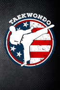 TaeKwonDo: Martial Art Fan 6x9' Journal / Notebook 100 page lined paper