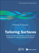 Tailoring Surfaces: Modifying Surface Composition and Structure for Applications in Tribology, Biology and Catalysis