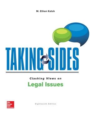 Taking Sides: Clashing Views on Legal Issues - Katsh, M Ethan