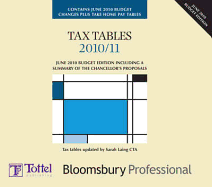 Tax Tables Budget No.2 2010
