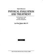Taylor's Manual of Physical Evaluation and Treatment: The Practitioner's Guide to Joint, Nerve and Soft Tissue Management