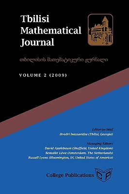 Tbilisi Mathematical Journal Volume 2 (2009) - Inassaridze, Hvedri (Editor)