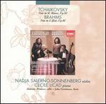 Tchaikovsky: Trio, Op. 50; Brahms: Trio, Op. 40 - Antonio Meneses (cello); Cecile Licad (piano); John Cerminaro (horn); Nadja Salerno-Sonnenberg (violin)