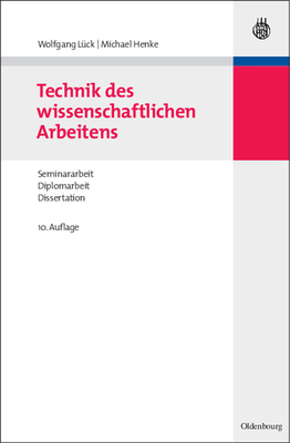 Technik Des Wissenschaftlichen Arbeitens - L?ck, Wolfgang