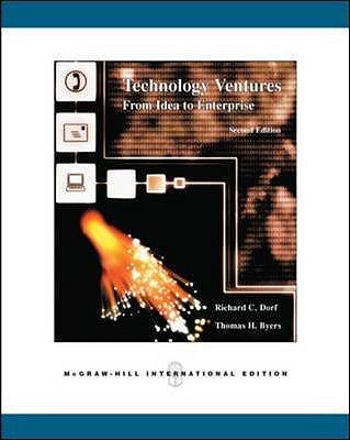 Technology Ventures - Dorf, Richard, and Byers, Thomas