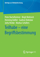 Teilhabe - Eine Begriffsbestimmung