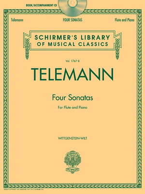 Telemann - 4 Sonatas for Flute and Piano: Schirmer Library of Classics Volume 1767-B Flute & Piano - Telemann, Georg Philipp (Composer)