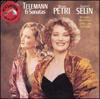 Telemann: 6 Sonatas - Elisabeth Selin (recorder); Michala Petri (recorder)
