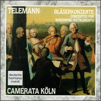 Telemann: Blserkonzerte - Andreas Preuss (violin); Anke Vogelsanger (violin); Camerata Kln; Hajo Bass (violin); Hans Koch (contrabass);...