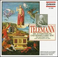 Telemann: Die Auferstehung und Himmelfahrt Jesu - Klaus Mertens (bass); Matthias Koch (alto); Monika Frimmer (soprano); Nico van der Meel (tenor); Veronika Winter (soprano);...
