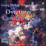 Telemann: Overtures, Sonatas & Concertos, Vol. 4 - Anne Rhrig (violin); Bernward Lohr (harpsichord); Christoph Heidemann (viola); Danya Segal (recorder);...