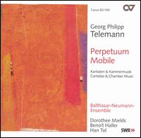 Telemann: Perpetuum Mobile - Balthasar-Neumann-Ensemble; Benot Haller (tenor); Dorothee Mields (soprano); Han Tol (recorder)