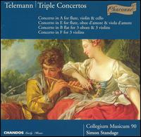 Telemann: Triple Concertos - Collegium Musicum 90