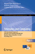 Telematics and Computing: 13th International Congress of Telematics and Computing, WITCOM 2024, Mazatlan, Mexico, November 4-8, 2024, Proceedings, Part I