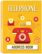 Telephone and Address Book: Large Print Phone Book and Adresses Book with Tabs