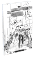 Teneues - Sketchbook: Malcolm and the Mechanics, Hardcover, Exposed Spine, Lays Flat, Large Format, White Kraft Paper: Large Format Hardcover Sketchbook