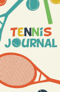 Tennis Journal: 150-Page Blank, Lined Writing Journal for Tennis Lovers - Makes a Great Gift for Men, Women and Kids Who Are Interested in Tennis (5.25 X 8 Inches / Blue and Red)