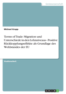 Terms of Trade: Migration Und Unterschiede in Den Lohnniveaus - Positive Ruckkopplungseffekte ALS Grundlage Des Wohlstandes Der Eu