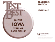 Test Best Itbs: Teacher's Edition Grade 1 (Level 6 - 7) 1995