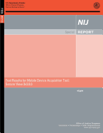 Test Results for Mobile Device Acquisition Tool: Secure View 3 V3.8.0