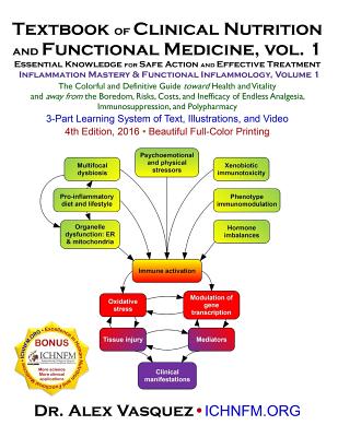 Textbook of Clinical Nutrition and Functional Medicine, vol. 1: Essential Knowledge for Safe Action and Effective Treatment - Vasquez, Alex, Dr.