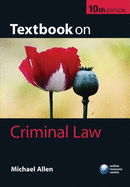 Textbook on Criminal Law