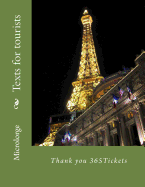 Texts for Tourists: Thank You 365tickets