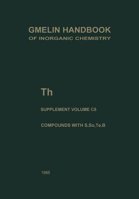 Th Thorium: Compounds with S, Se, Te and B - Brown, David, and Buschbeck, Karl-Christian, and Wedemeyer, Horst