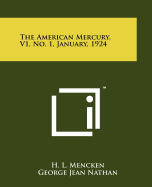 The American Mercury, V1, No. 1, January, 1924