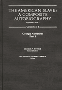 The American Slave: Georgia Narratives Part 1, Supp. Ser. 1. Vol. 3