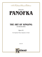 The Art of Singing; 24 Vocalises, Op. 81: Soprano, Mezzo-Soprano, Tenor