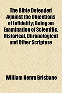 The Bible Defended Against the Objections of Infidelity: Being an Examination of Scientific, Historical, Chronological, and Other Scripture Difficulties (Classic Reprint)