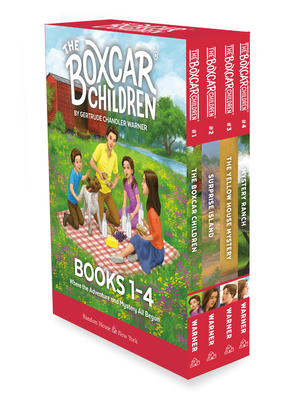 The Boxcar Children Mysteries Boxed Set 1-4: The Boxcar Children; Surprise Island; The Yellow House; Mystery Ranch - Warner, Gertrude Chandler