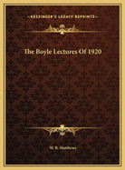 The Boyle Lectures of 1920