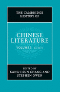 The Cambridge History of Chinese Literature