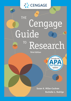 The Cengage Guide to Research with APA Updates - Miller-Cochran, Susan K, and Rodrigo, Rochelle L