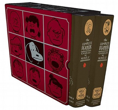 The Complete Peanuts 1955-1958: Gift Box Set - Hardcover - Schulz, Charles M, and Groening, Matt (Introduction by), and Franzen, Jonathan (Introduction by)