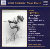 The Complete Recordings 1904-17, Vol. 3 - Arthur Loesser (piano); Francis J. Lapitino (harp); George Falkenstein (piano); Maud Powell (violin);...