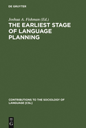 The Earliest Stage of Language Planning: The First Congress Phenomenon