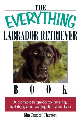 The Everything Labrador Retriever Book: A Complete Guide to Raising, Training, and Caring for Your Lab - Thornton, Kim Campbell