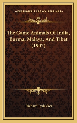 The Game Animals Of India, Burma, Malaya, And Tibet (1907) - Lydekker, Richard