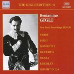 The Gigli Edition, Vol. 6: New York Recordings 1929-1930
