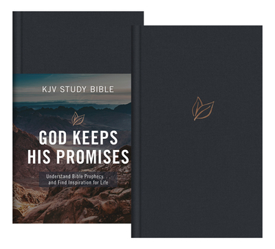 The God Keeps His Promises KJV Study Bible [Slate Leaf]: Understand Bible Prophecy. . .and Find Inspiration for Life - Hudson, Christopher D