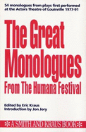 The Great Monologues from the Humana Festival