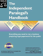 The Independent Paralegal's Handbook - Warner, Ralph E, and Elias, Stephen R, and Jermany, Catherine Elias