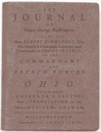The Journal of Major George Washington: Dark Brown Lined Journal